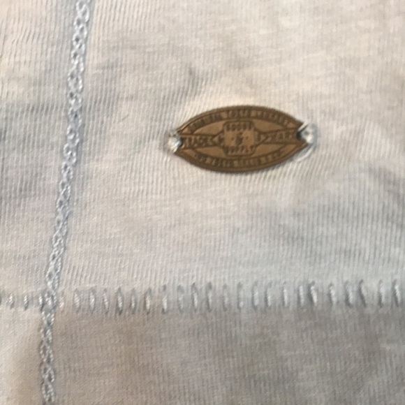 Tokyo Laundry Short Sleeve Gray/Light Blue T-Shirt size L - Picture 9 of 11